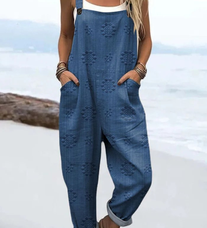 Petra - Vintage Lässiger Overall