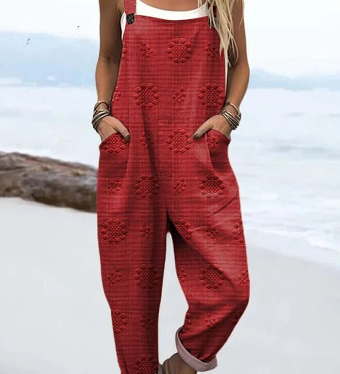 Petra - Vintage Lässiger Overall