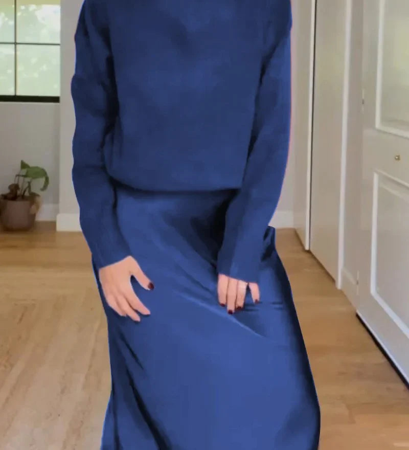 STELLA – Elegantes Set mit Rock und langärmeligem Oberteil