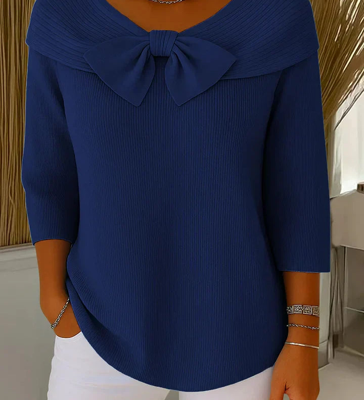 Elodie - Schleifenpullover