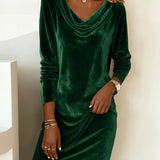 Rosalie - Damen Samtkleid