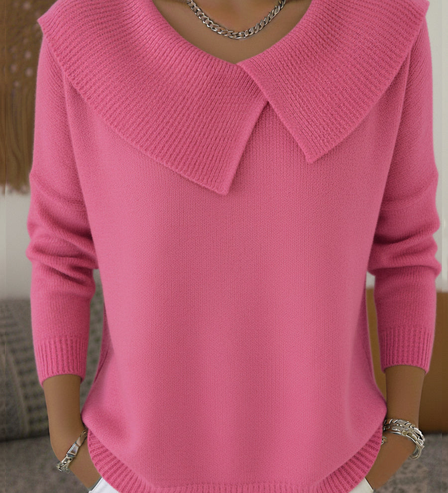 Lucia - Warmer Pullover mit weichem Kragen