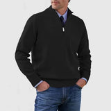 MARTIN - Raffinierter Pullover mit halbem Reissverschluss
