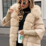 Dora - Pufferjacke mit Kunstfell