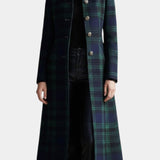 Audrey - Zeitloser Karierter Eleganter Mantel