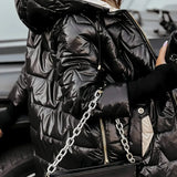 Noelia - Eleganter Wintermantel mit Kapuze und Fütterung