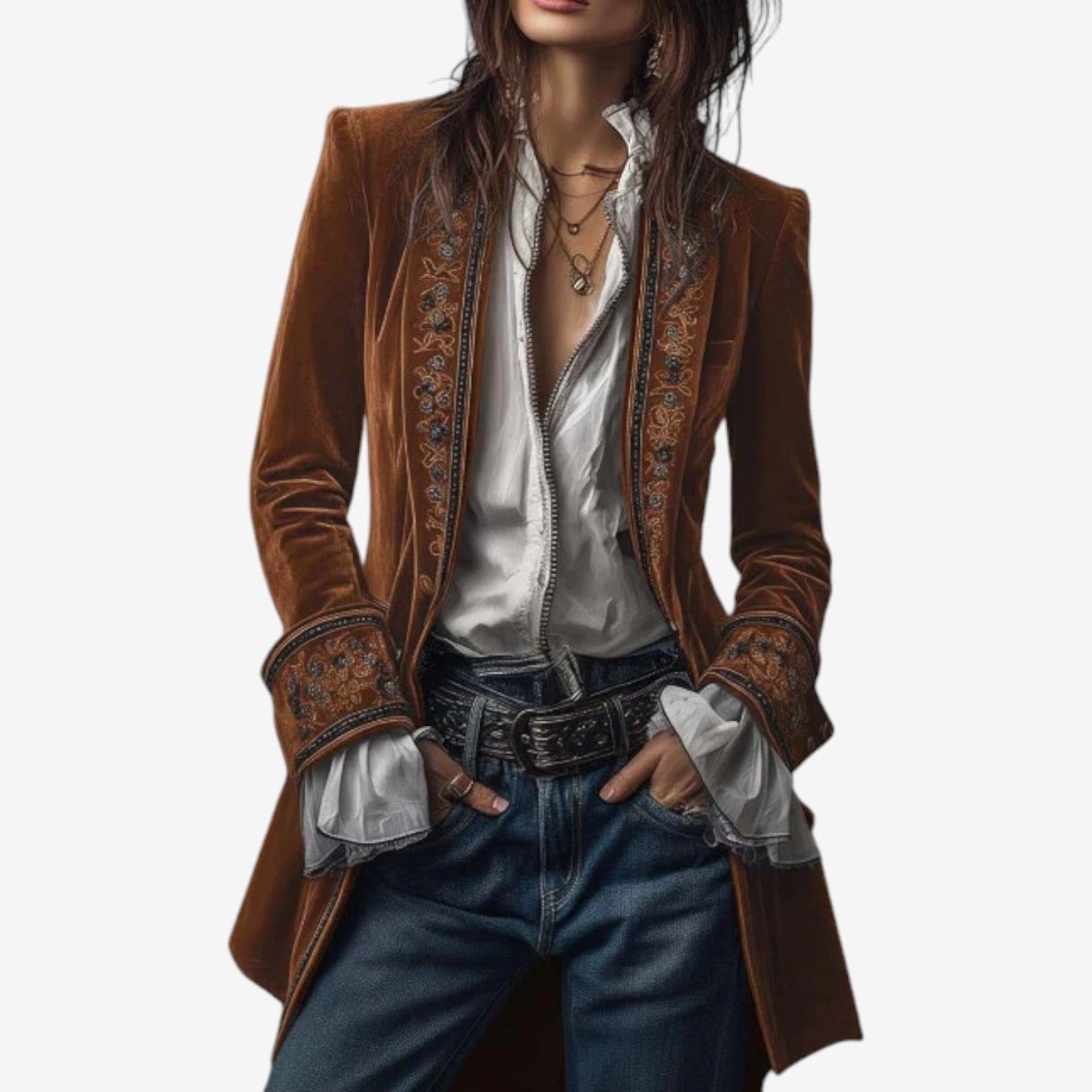 Verena - Bestickter Blazer