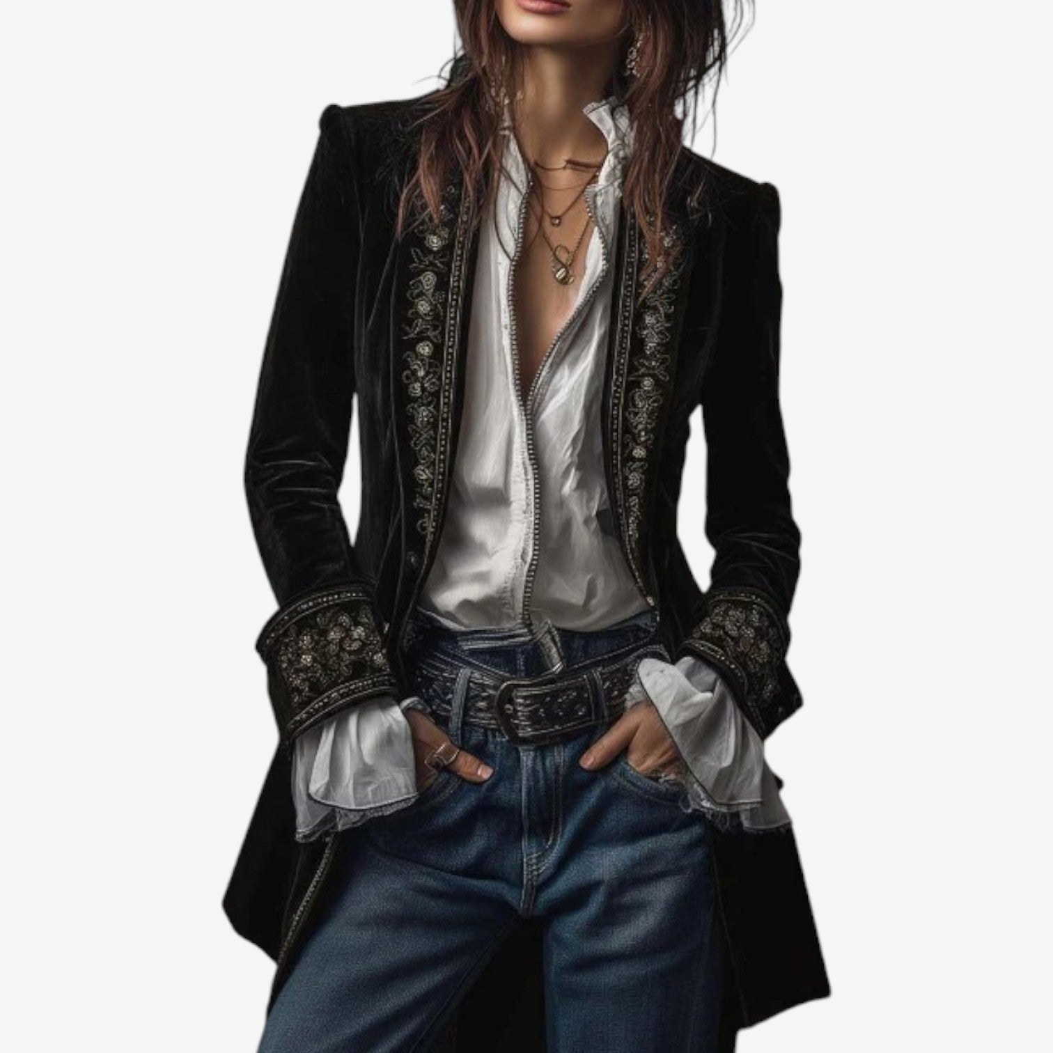 Verena - Bestickter Blazer