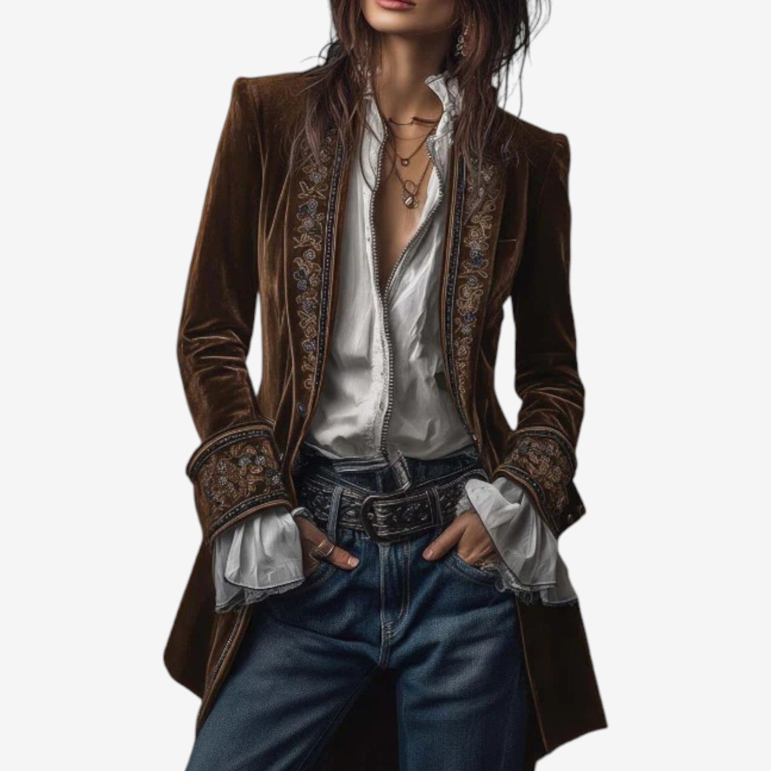 Verena - Bestickter Blazer