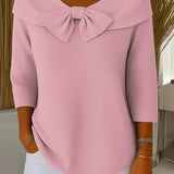 Elodie - Schleifenpullover