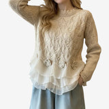 Grace - Strukturierter Pullover