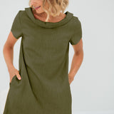 ANIKA - Schlichtes Leinenkleid