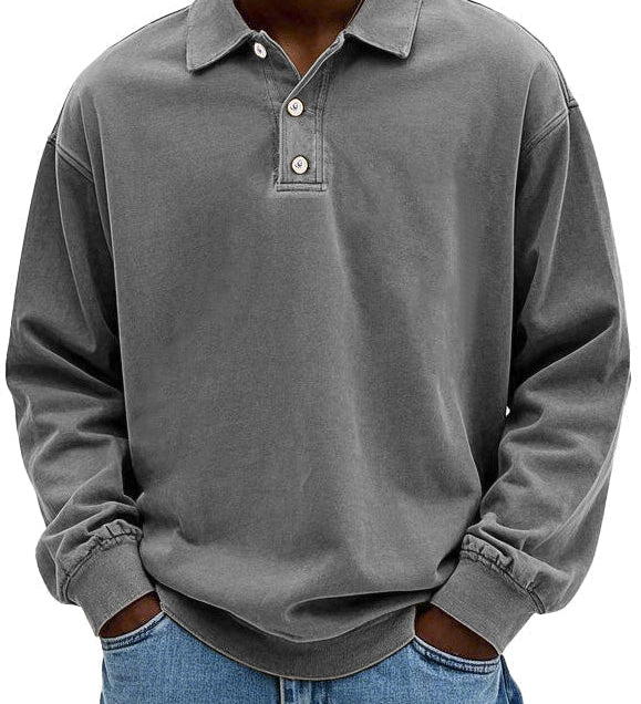 MANUEL - Vintage Hemd mit langen Ärmeln