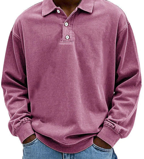 MANUEL - Vintage Hemd mit langen Ärmeln