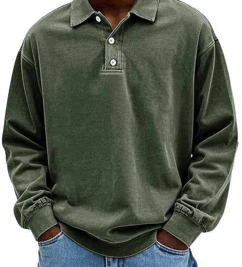 MANUEL - Vintage Hemd mit langen Ärmeln