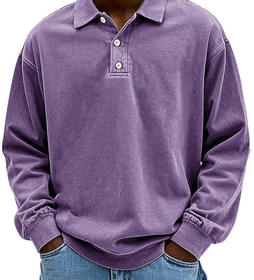 MANUEL - Vintage Hemd mit langen Ärmeln