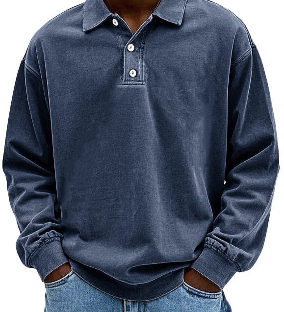 MANUEL - Vintage Hemd mit langen Ärmeln