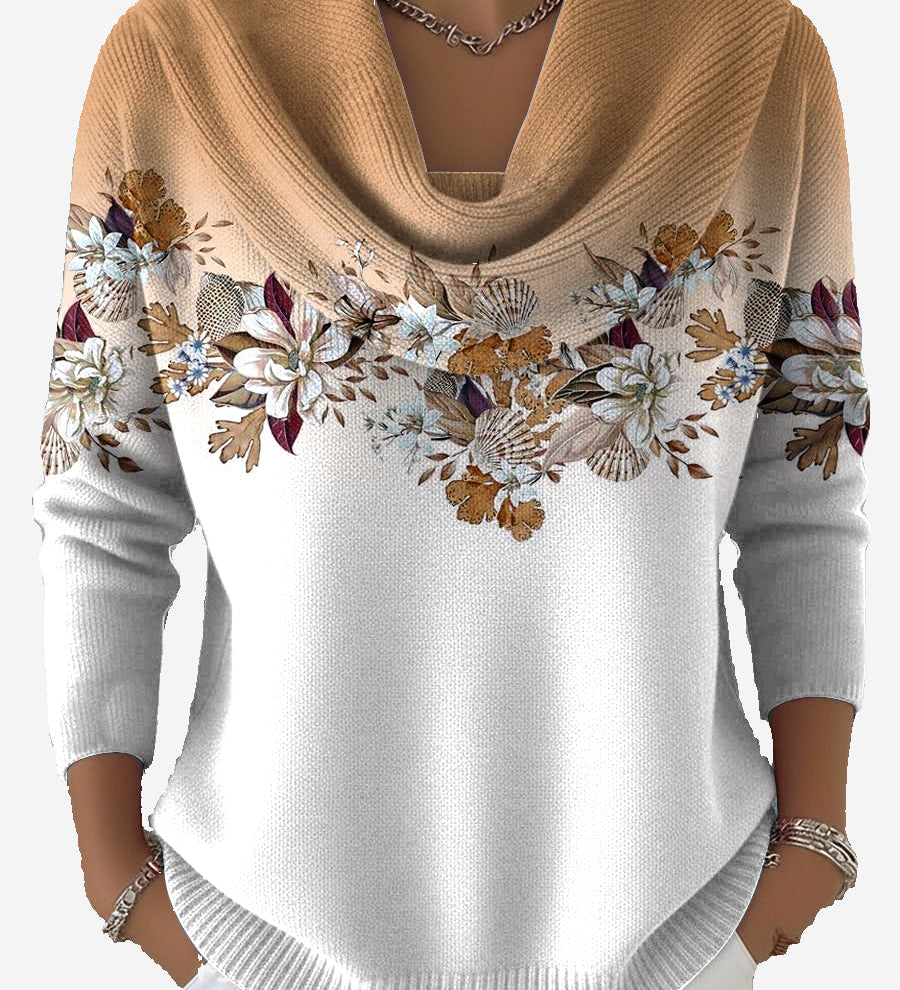 Taliah - Vintage Blumenpullover