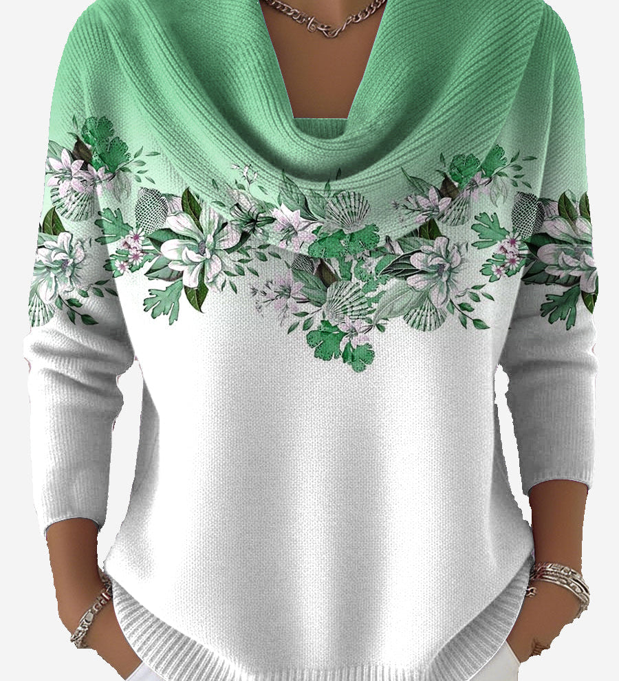 Taliah - Vintage Blumenpullover