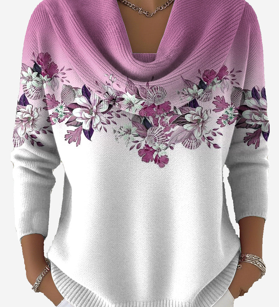 Taliah - Vintage Blumenpullover
