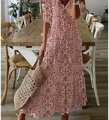 LEA - Elegantes Boho-Kleid mit Bauchabdeckung